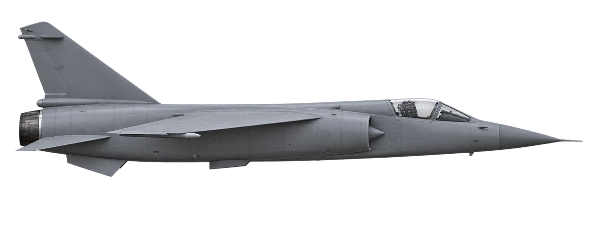 Dassault Mirage F1, side profile