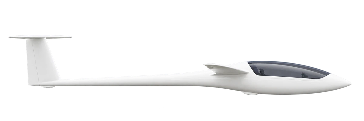 DG Flugzeugbau DG-800B (18 m, serials before 8-219), side profile