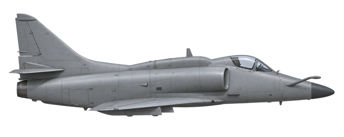 Douglas A-4E Skyhawk, side profile