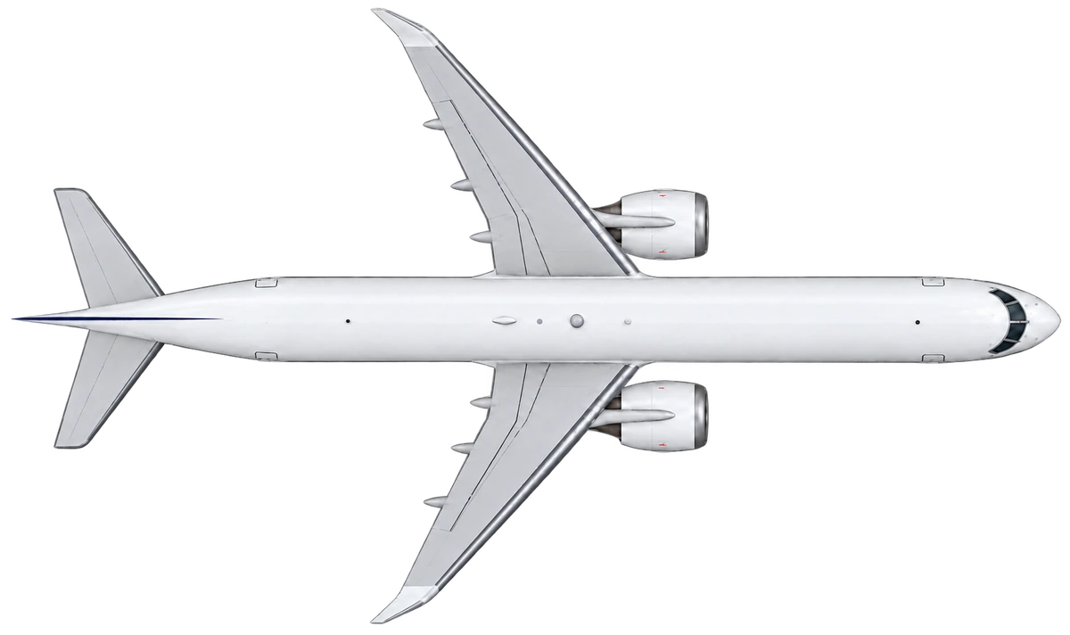 Embraer E195-E2 in Airlink livery, top view
