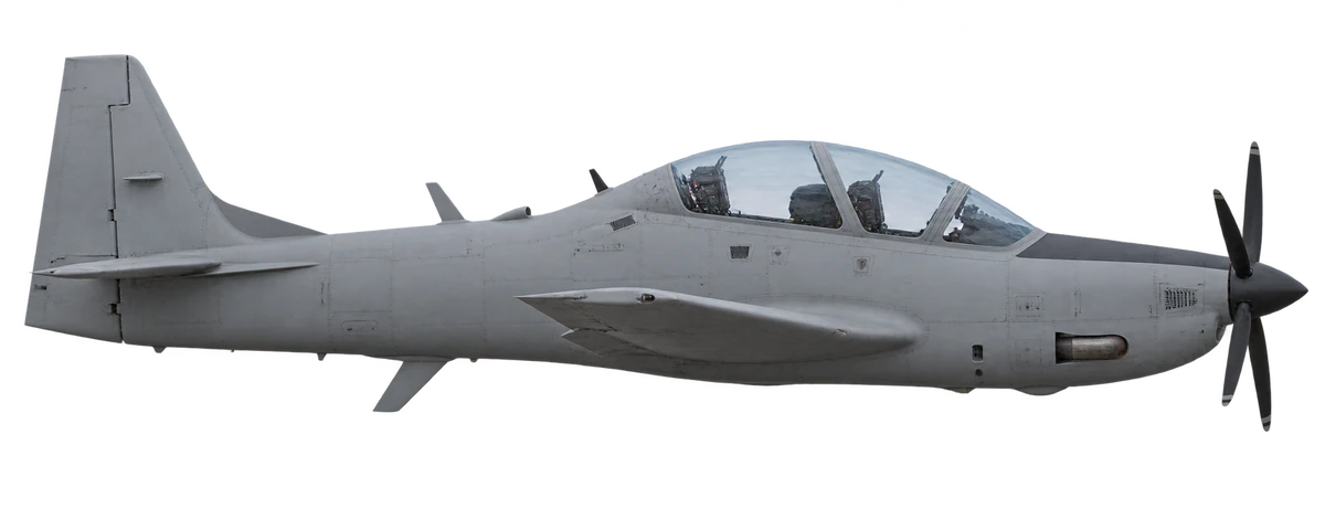 Embraer EMB 314 Super Tucano, side profile