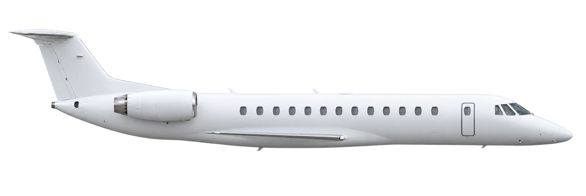 Embraer ERJ 135 in Loganair livery, side profile