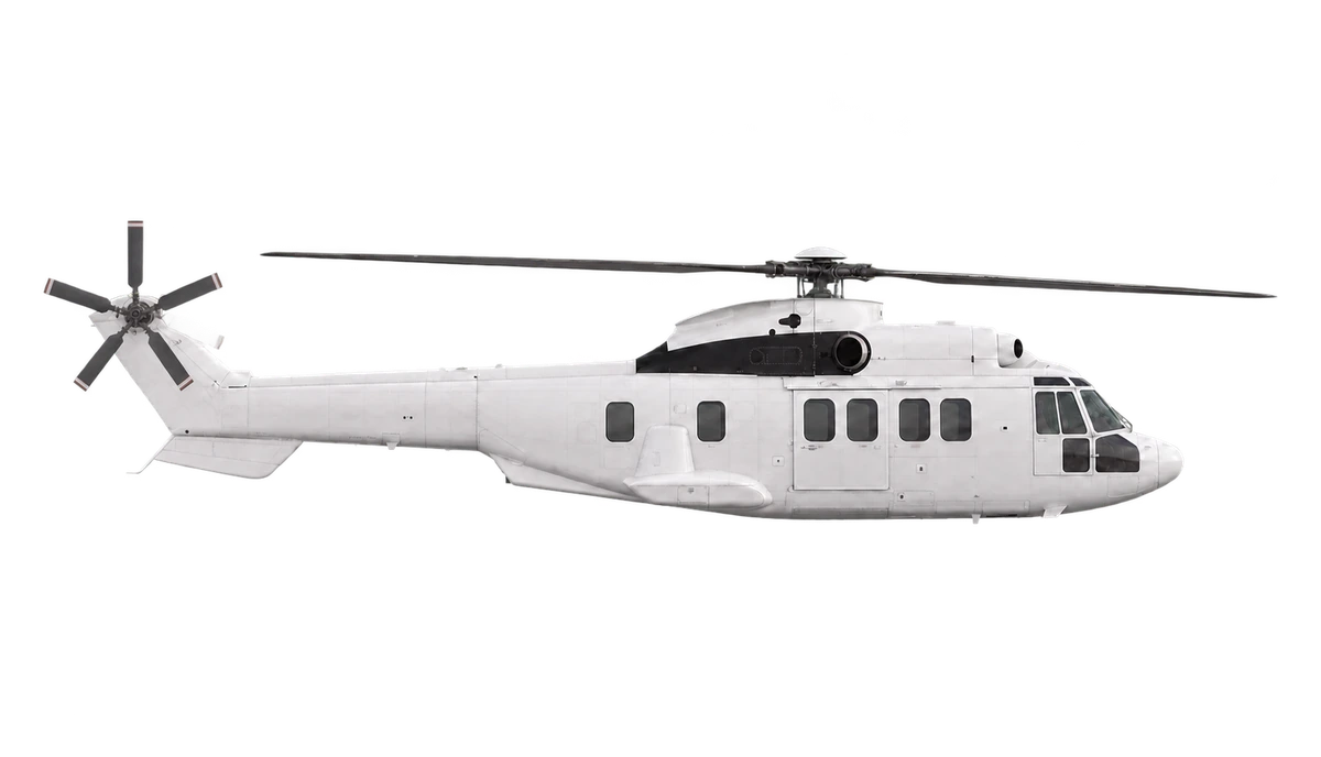 Eurocopter AS332 Super Puma, side profile