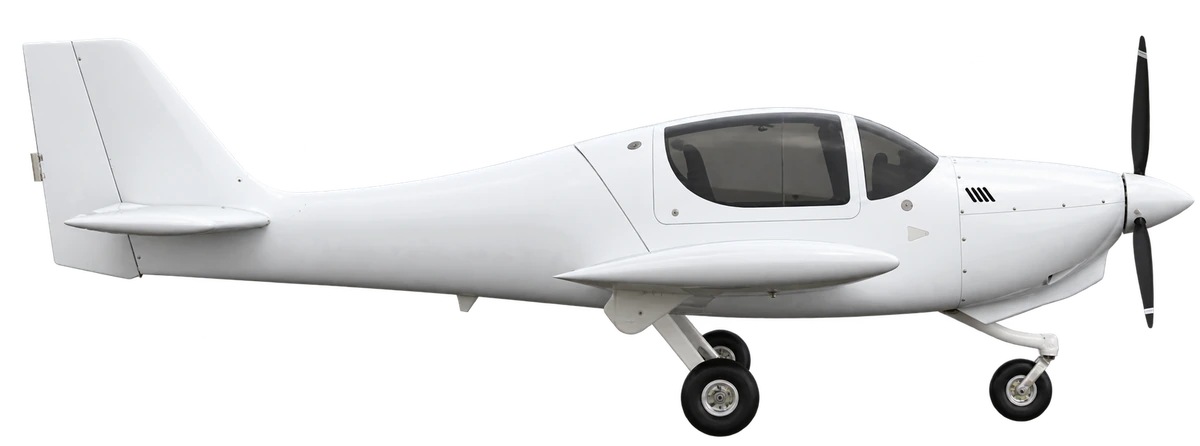 Europa XS Trigear (Rotax 912 ULS, 621.4 kg), side profile