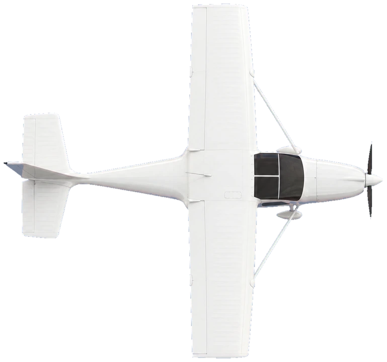 Flight Design CTLS 2020 SE (600 kg), top view
