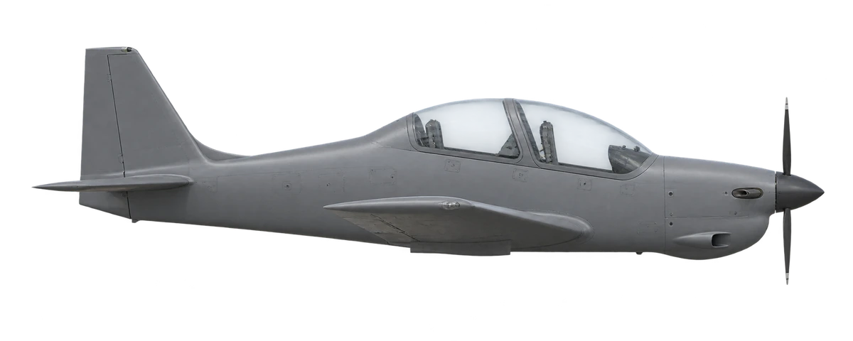 Flying Legend Tucano R Experimental (Rotax 912 iS, 650 kg), side profile