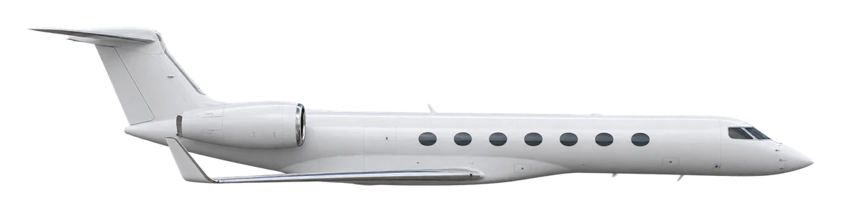 Gulfstream G550, side profile