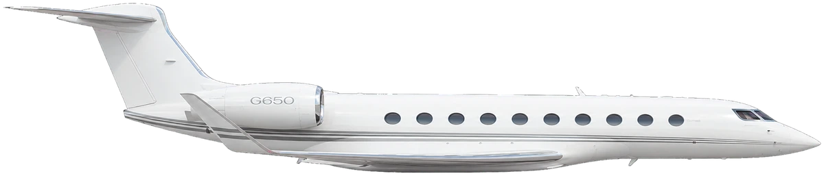 Gulfstream G650, side profile