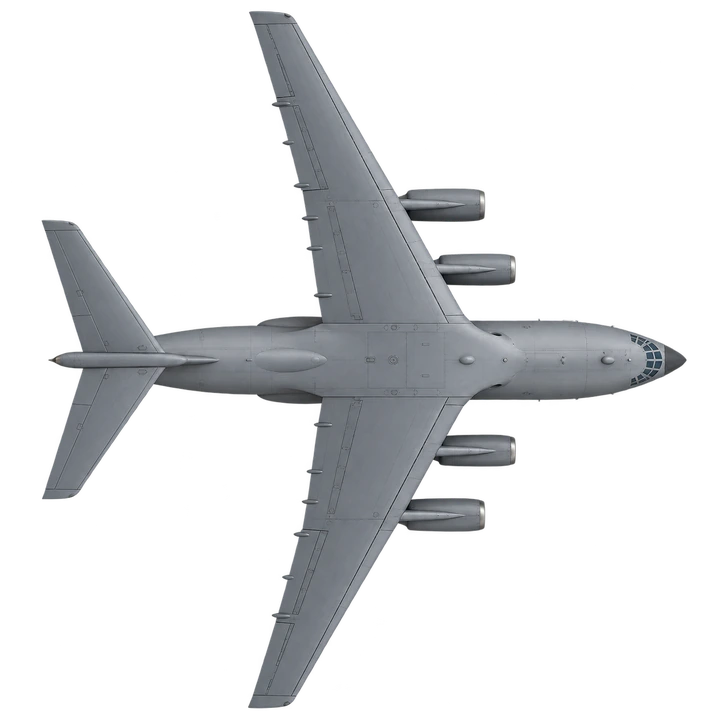 Ilyushin Il-76MD-90A, top view