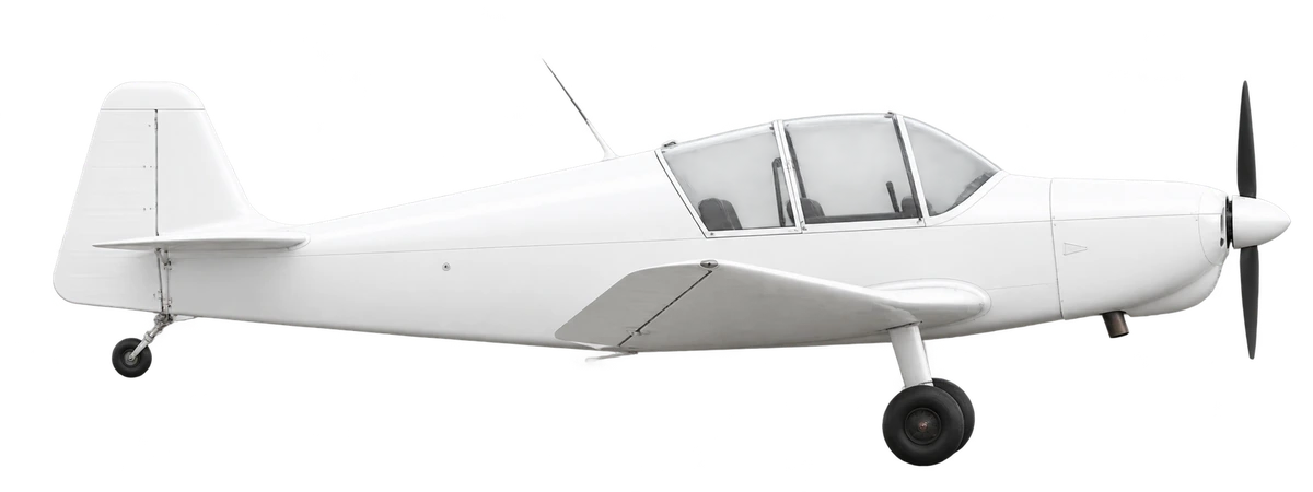 Jodel D112 (Continental A65, 530 kg), side profile