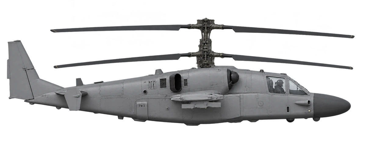 Kamov Ka-52 Alligator (production), side profile