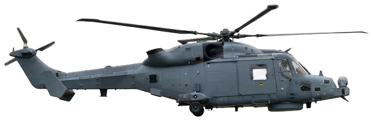Leonardo AW159 Wildcat, side profile