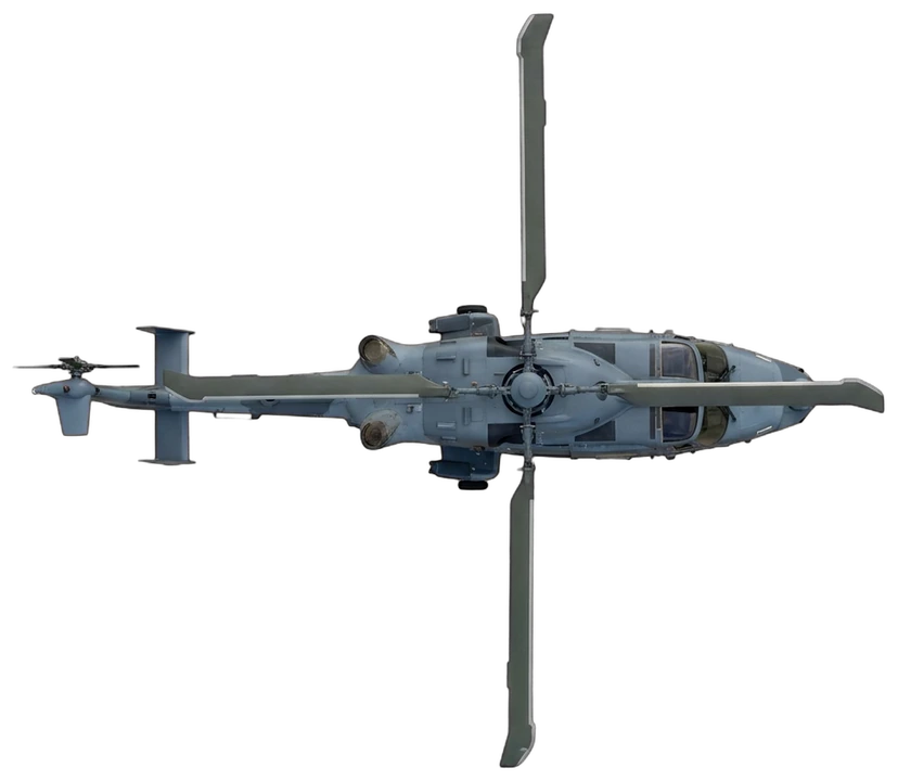 Leonardo AW159 Wildcat, top view