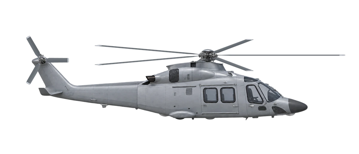 Leonardo AW169, side profile