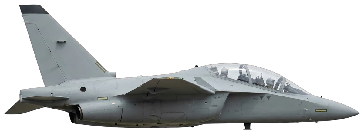Leonardo M-346 Master, side profile