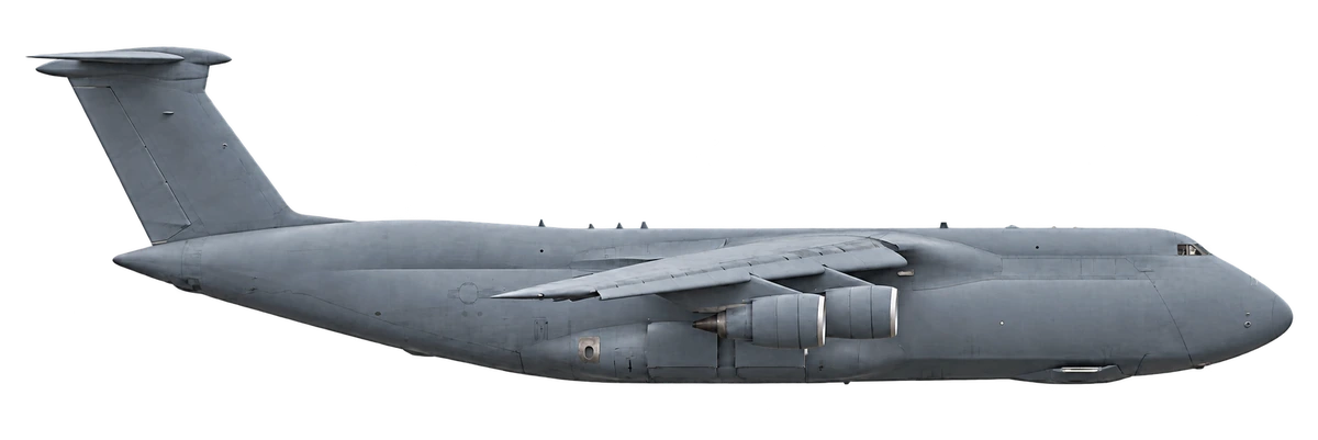 Lockheed C-5M Super Galaxy, side profile