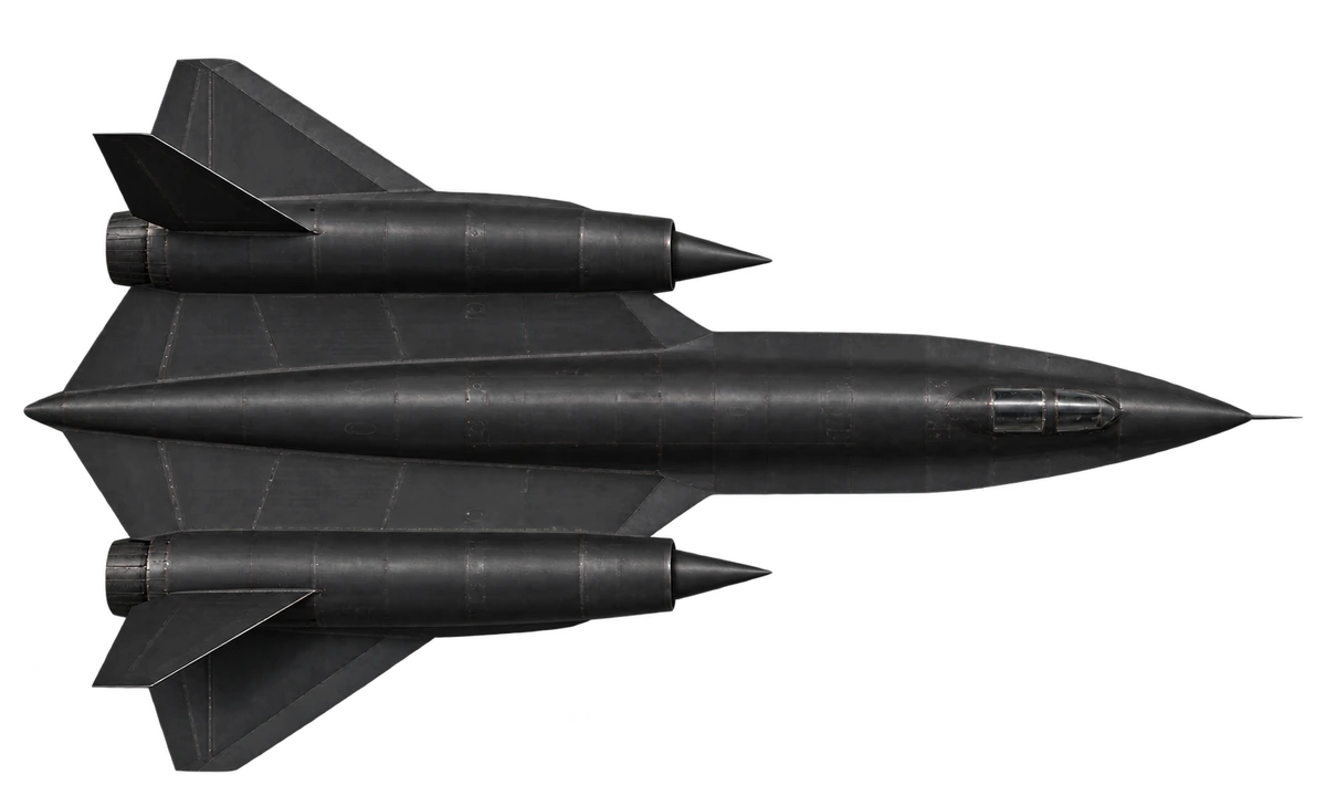 Lockheed SR-71 Blackbird, top view