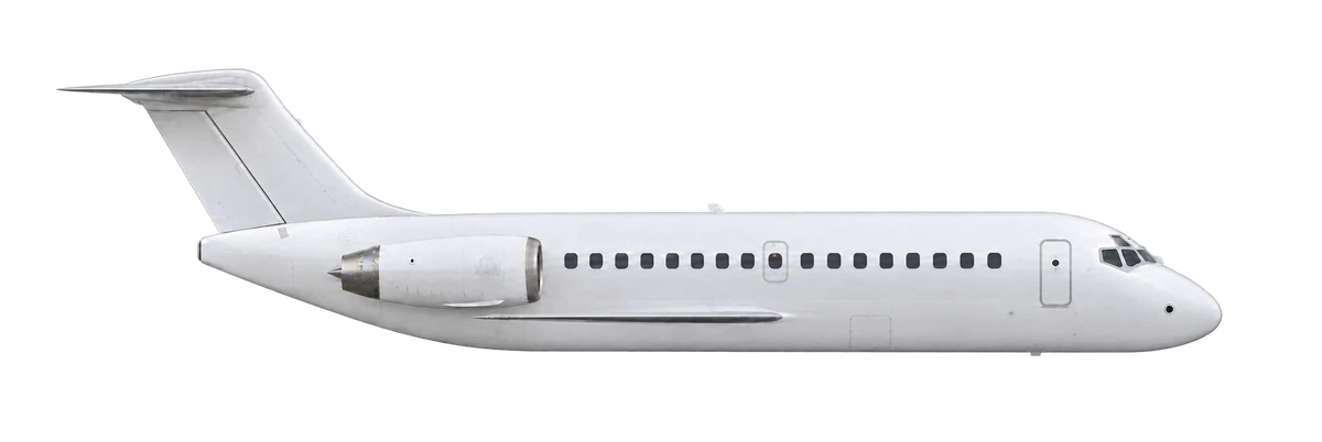 McDonnell Douglas DC-9-15, side profile