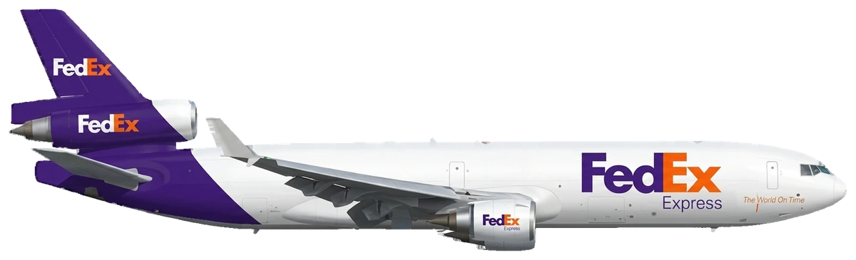 McDonnell Douglas MD-11 in FedEx Express livery, side profile