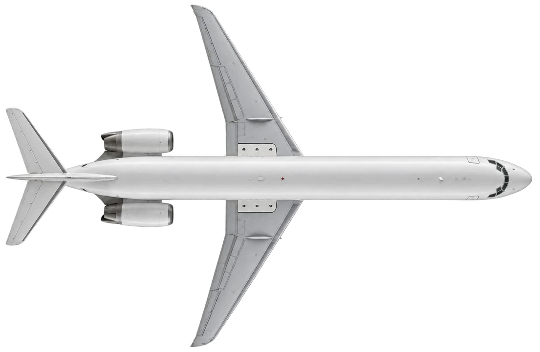 McDonnell Douglas MD-90-30 in Lion Air livery, top view