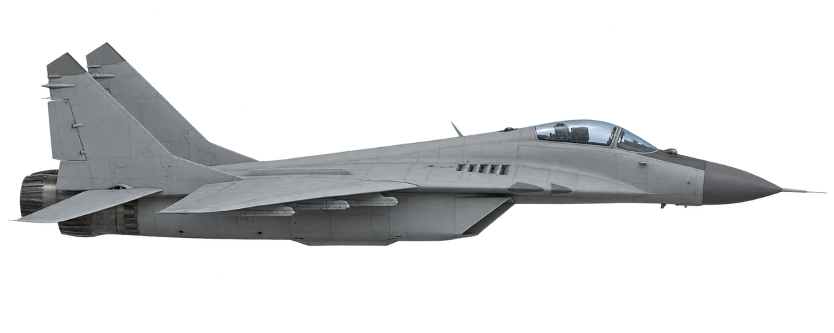 Mikoyan MiG-29, side profile