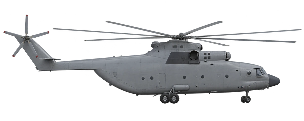 Mil Mi-26, side profile