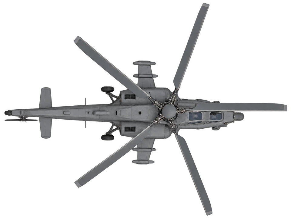 Mil Mi-28N, top view