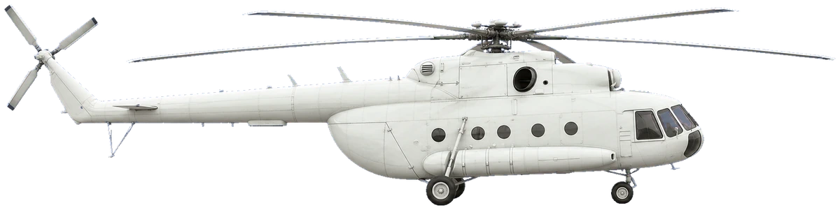 Mil Mi-8/Mi-17 Hip, side profile