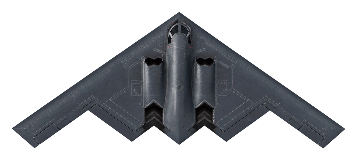 Northrop Grumman B-2 Spirit Block 30, top view
