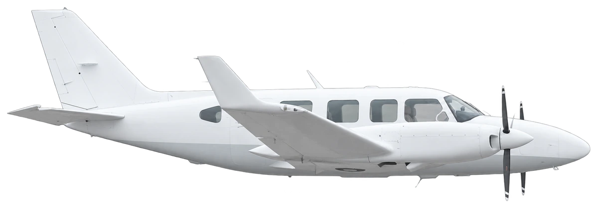 Piper PA-31 Navajo, side profile