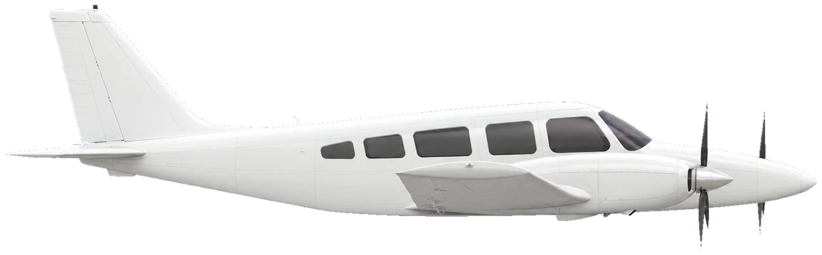Piper PA-34-220T Seneca V (2021 production), side profile