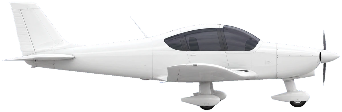Robin DR400/180 Régent (1972, Sensenich 76.68), side profile