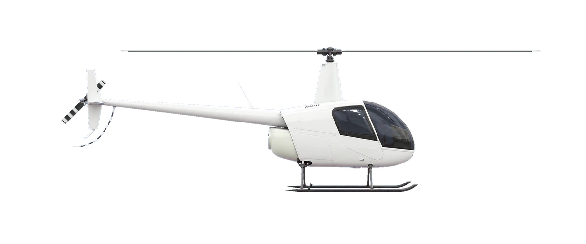 Robinson R22 (original production model), side profile