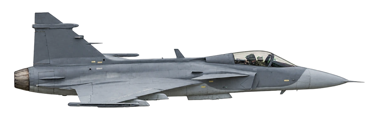 Saab JAS 39 Gripen, side profile
