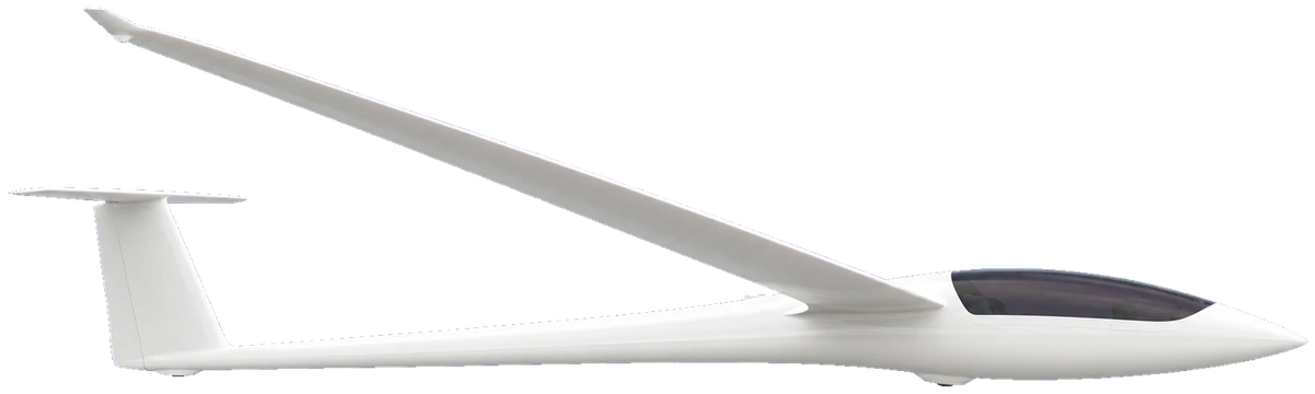 Schempp-Hirth Discus-2cT (18 m, Solo sustainer), side profile