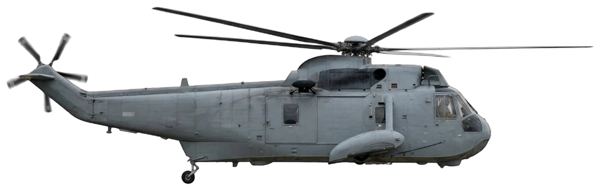 Sikorsky S-61 Sea King, side profile
