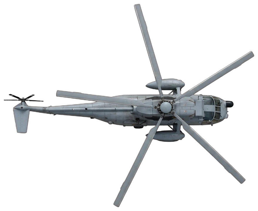 Sikorsky S-61 Sea King, top view