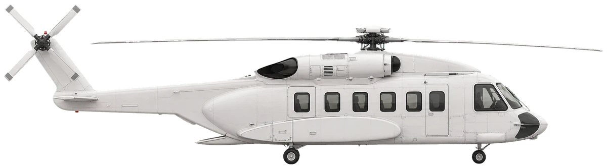 Sikorsky S-92, side profile