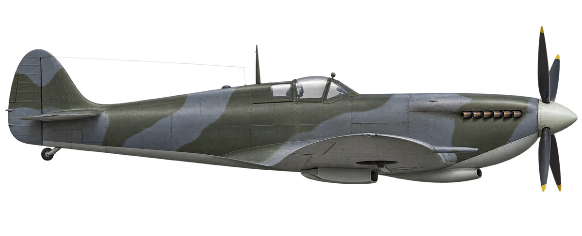 Supermarine Spitfire, side profile