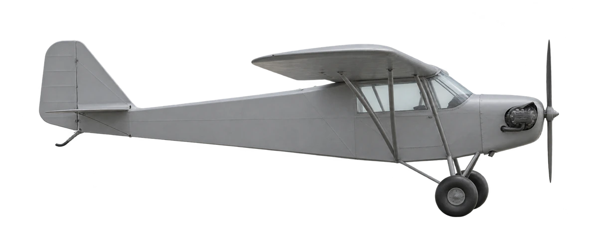 Taylor E-2 Cub (early Continental A-40 production), side profile