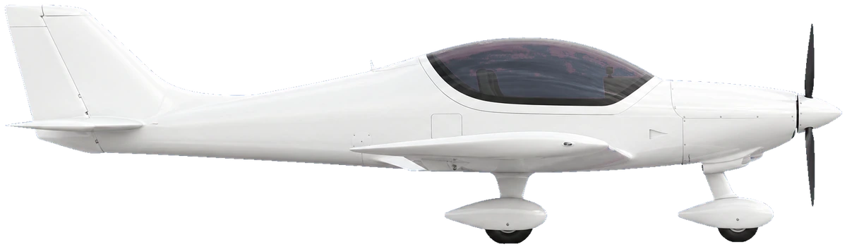 Tecnam P2002 Sierra MkII (EU 600 kg, 2020 specification), side profile