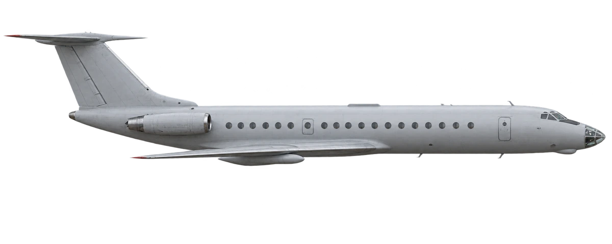 Tupolev Tu-134A, side profile