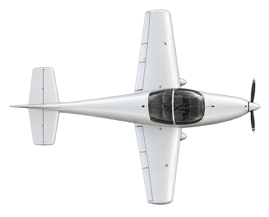 Zenair CH 650, top view